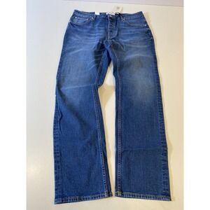 WESC Jeans Bob 5 Pockets Men's  34x32 Straight Leg Blue NWT